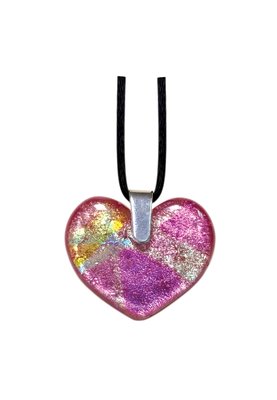 Heart Pendant With Sterling Silver Bail