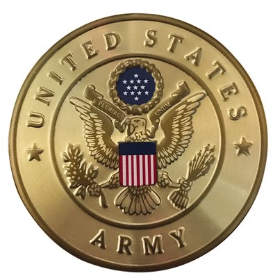 Large 4" Emblem Army