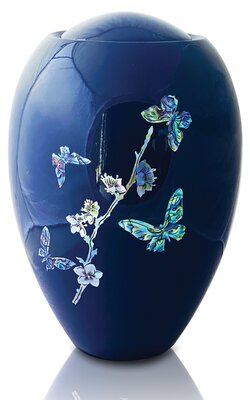 Shell Art Blue Butterfly